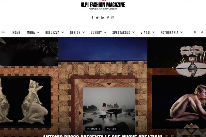 ALPI FASHION MAGAZINE - intervista ad antonio russo